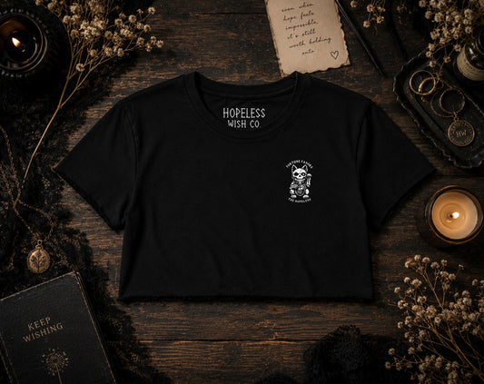 Fortune Favors The Hopeless Women's Crop Top