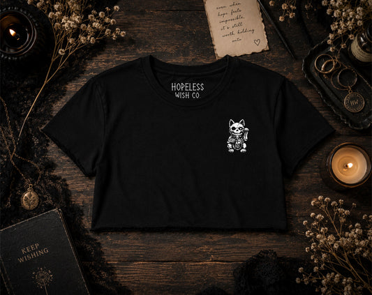 Fortune Favors The Hopeless Women's Crop Top